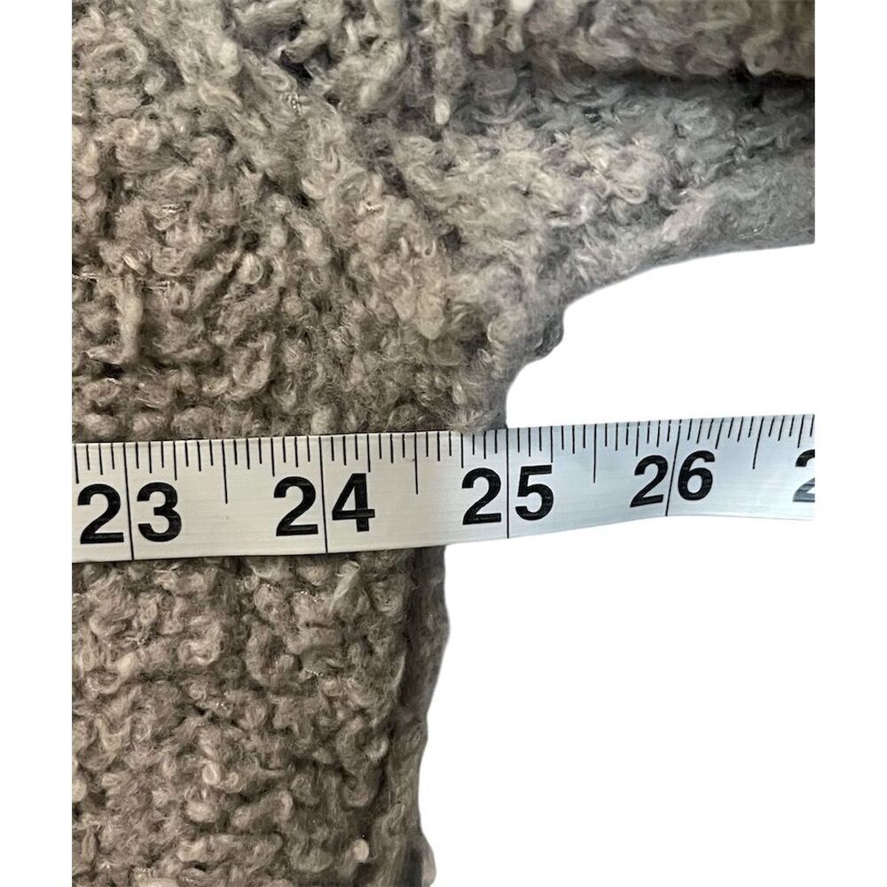 Free People Wool Blend Teddy Sweater Oversized Beige Pullover S Cozy Outdoor - Picture 13 of 16